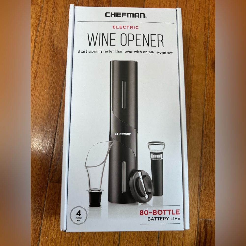 Chefman electric wine opener new in box